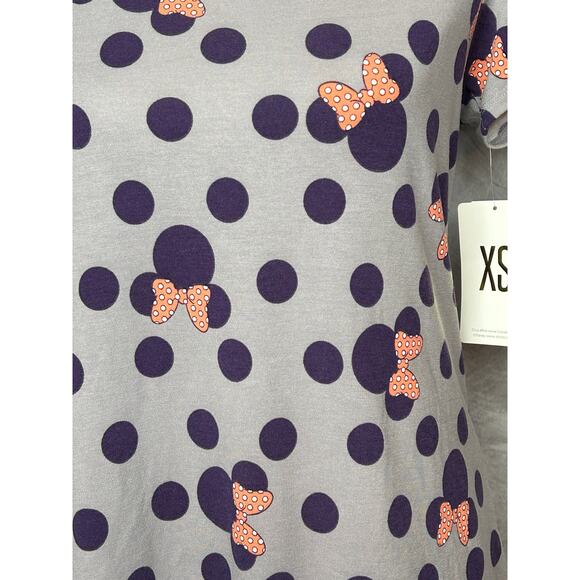 NWT Disney Top LulaRoe Classic T Women XS Minnie Mouse Comfort Whimsical - Picture 4 of 8